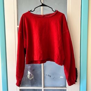 Rachel Comey Fond distressed sweatshirt in Paprika XS/S